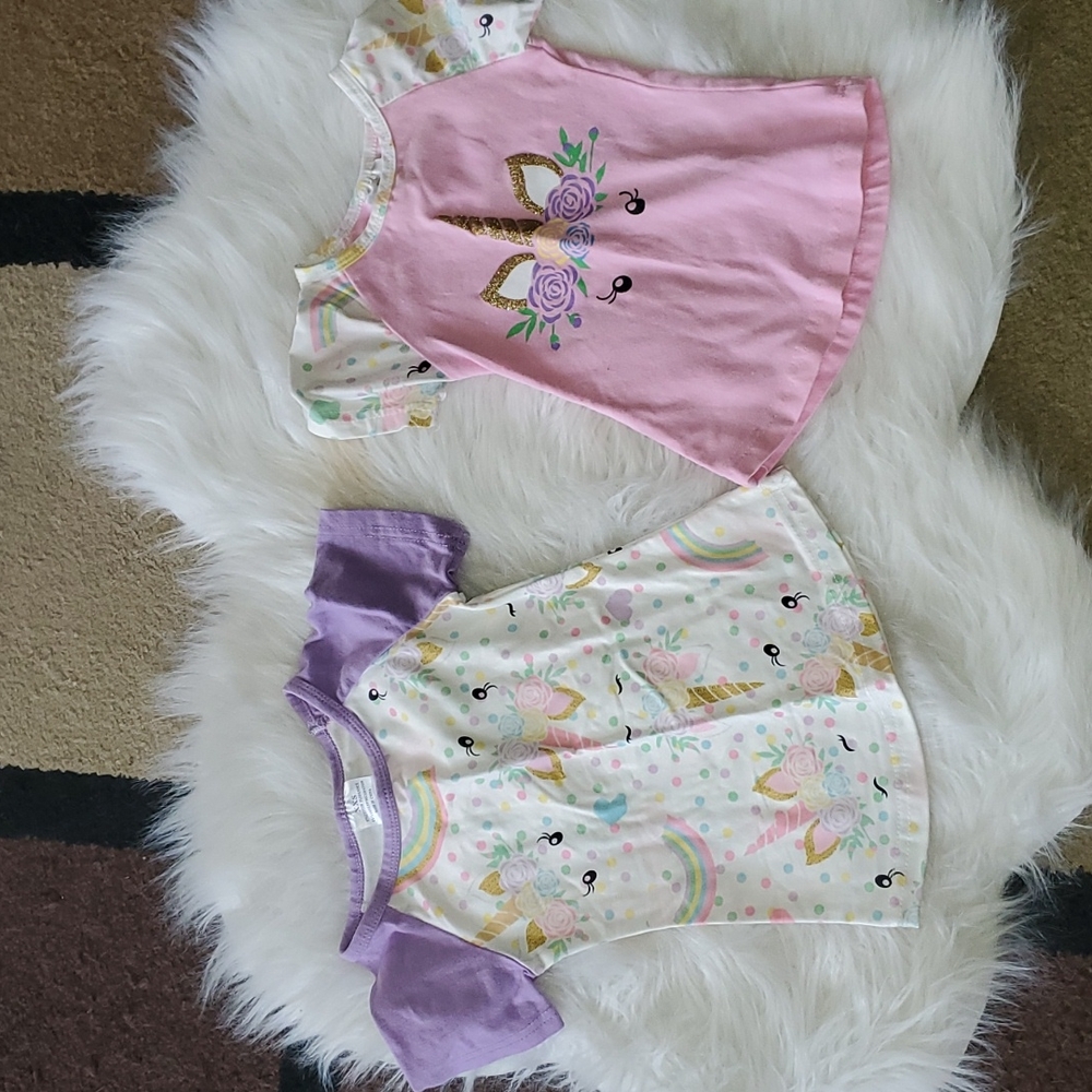 Boutique Unicorn top bundle 9m-12m EUC